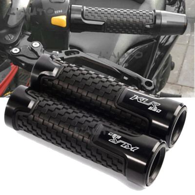 Black motorcycle CNC Grip Handle bar Handlebar For KAWASAKI KLR650 1987-2023 NEW