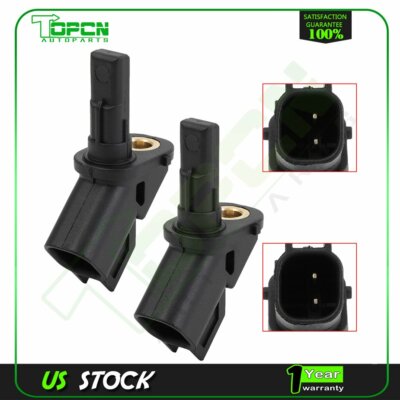 2 Driver & Passenger Front ABS Wheel Speed Sensor For 2004-2013 Mazda 3 GS-SKY
