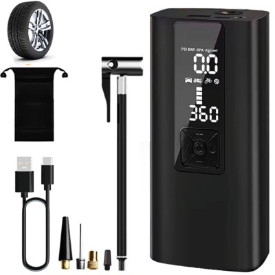 Electrical Air Pump Portable Wireless Tire Inflatable Pump for Car Bicycle Ball