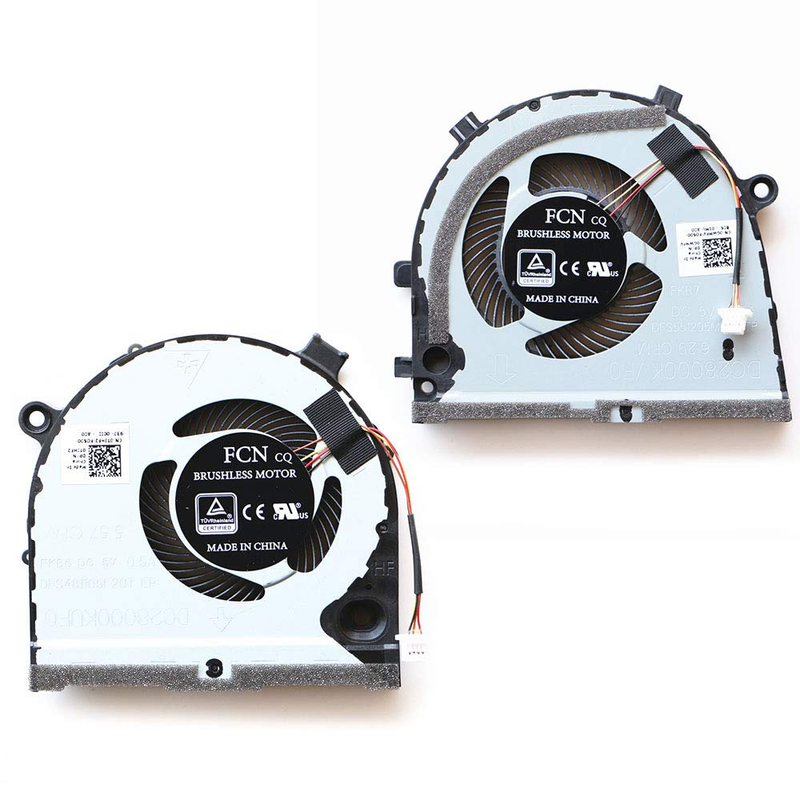 New Replacement CPU + GPU Fan for Dell G3-3579 G3-3779 G5-5587 Gaming Laptop 0GW