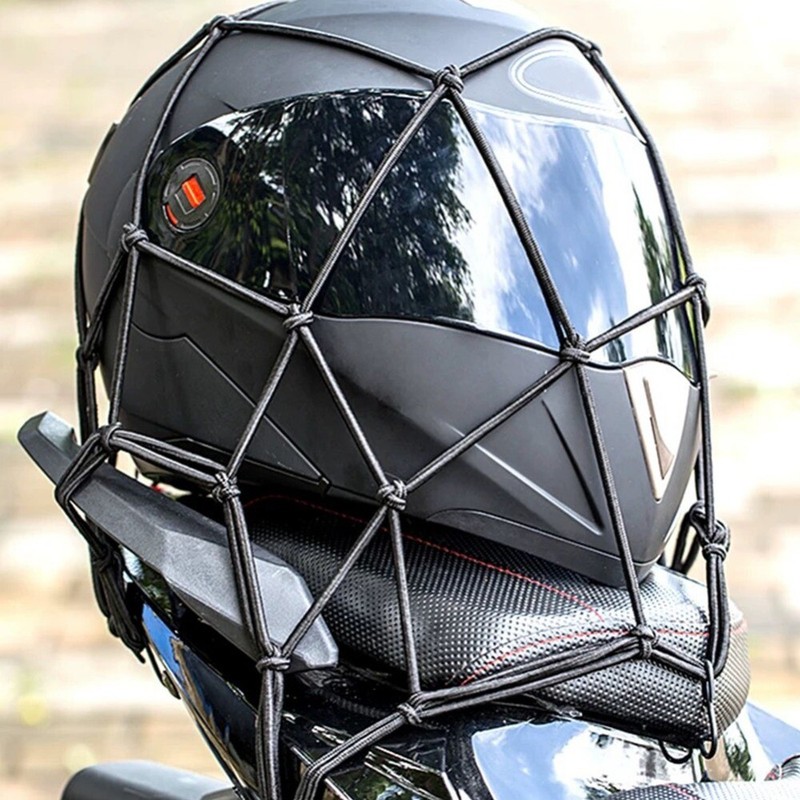 Net Helmet Holder Fuel Tank Mesh Cover