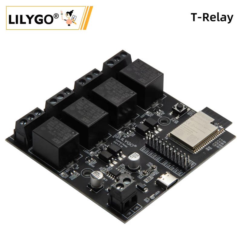 ® TTGO T-Relay ESP32 Wireless Module DC 5V 4 Groups Relay Development Board 4MB