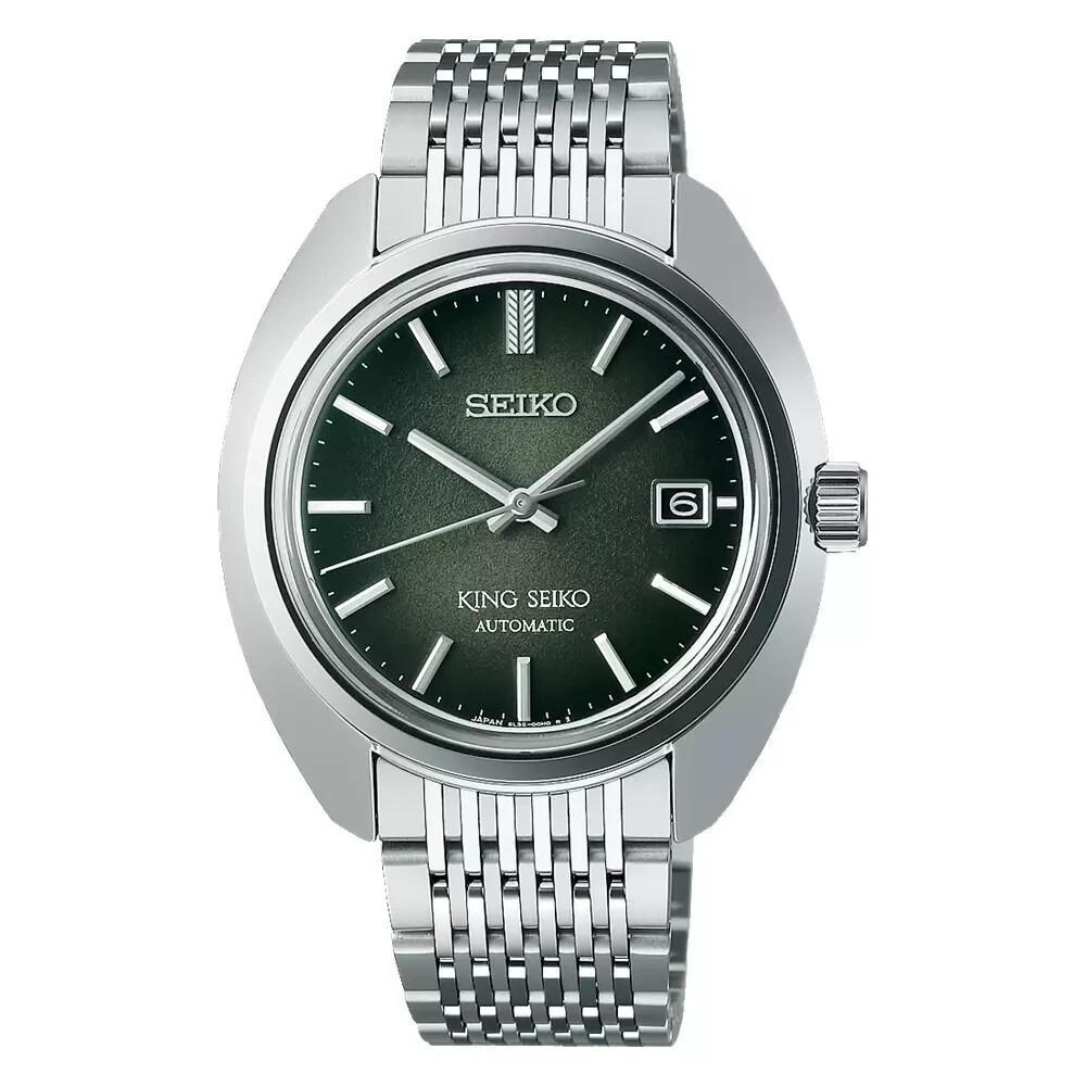 Pre-owned Seiko King Ks1969 Automatic Green Dial Men's Watch Sje113