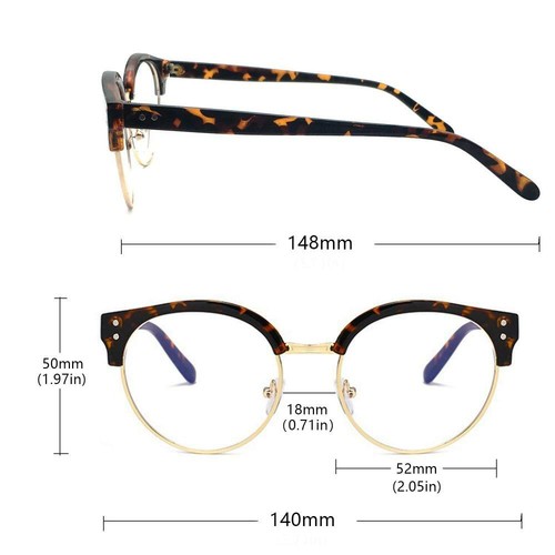 ANRRI Blue Light Blocking Glasses, Anti Eyestrain Anti Glare Lens, Computer