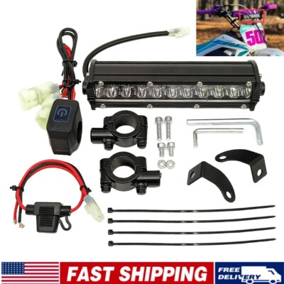 For Honda CR85R CR500R CR80R CR60R XR250R Led Headlight Light Bar Lighting Kit