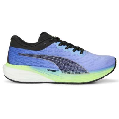 Мужские синие кроссовки Puma Deviate Nitro 2 для бега спортивная обувь 37680709