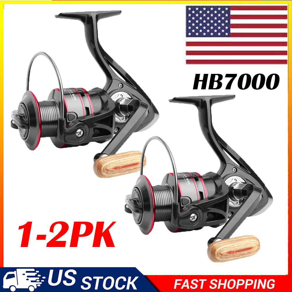 1/2PCS Powerful Fishing Reel Light Weight Smooth Spinning Re
