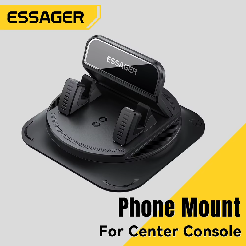 Essager Anti-slip Car Silicone Holder 360 Degree Car Dashboard Stand Cell Phone