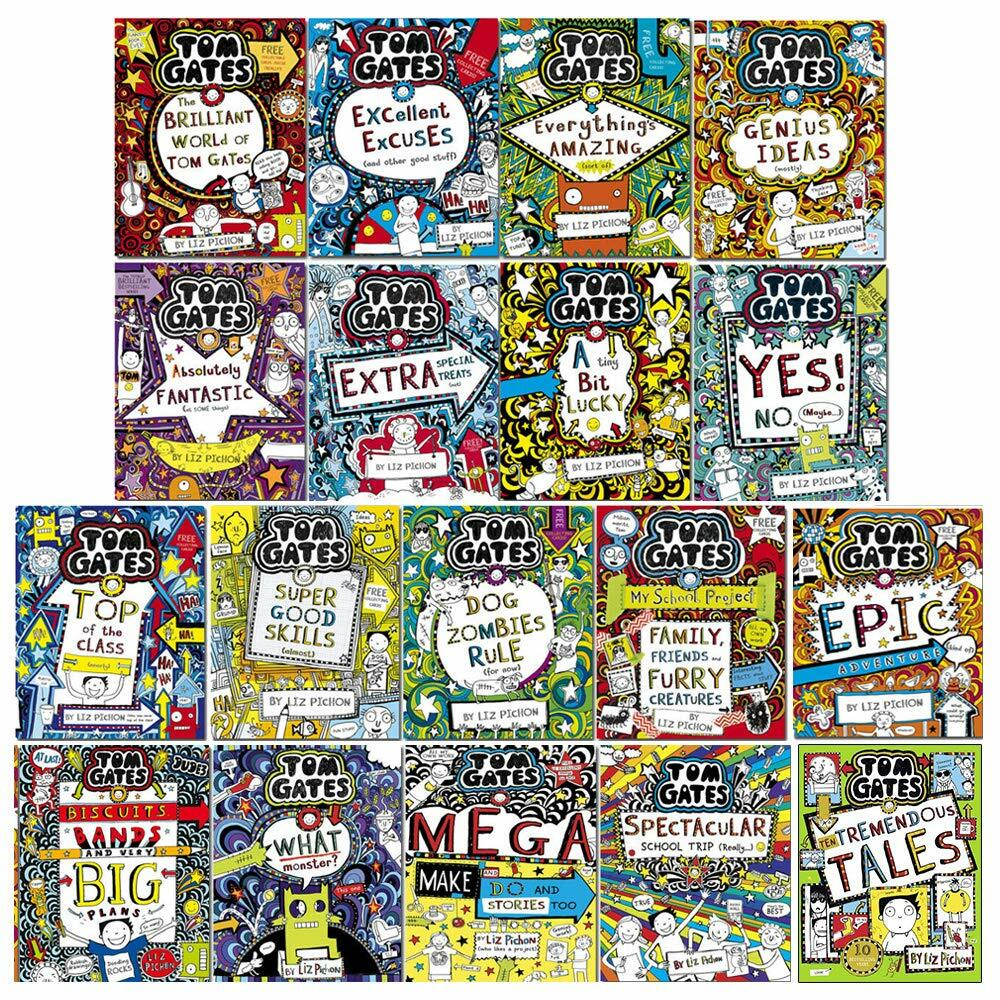 TOM GATES 10冊セット(シリーズ１) Tom Gates Series Liz Pichon Collection 1 - 10 Books Set: Liz