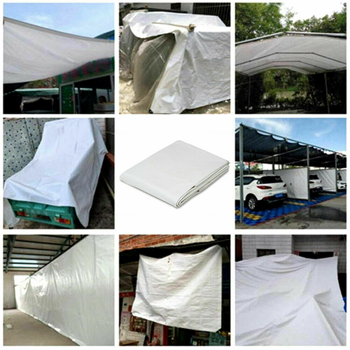 Heavy Duty Waterproof Tarp Poly Canopy Tent Shelter Cover 12 Mil Tarpaulin Shade