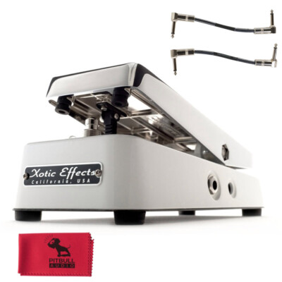Xotic XW-1 Wah Guitar Pedal w/ Patch Cables & Pitbull Audio Cloth
