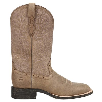 

Ariat Round Up Remuda Embroidery Square Toe Cowboy Womens Brown Casual Boots 10, Коричневый, Ariat Round Up Remuda Embroidery Square Toe Cowboy