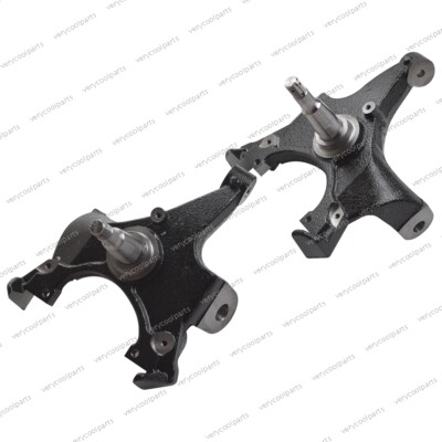 2'' Drop Spindles for Chevy for GMC C15 C1500 2WD Truck SUV 88-98 1.25'' ROTORS