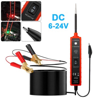 Car Auto 6-24V Power Probe Circuit Digital Electrical Tester Test Device System