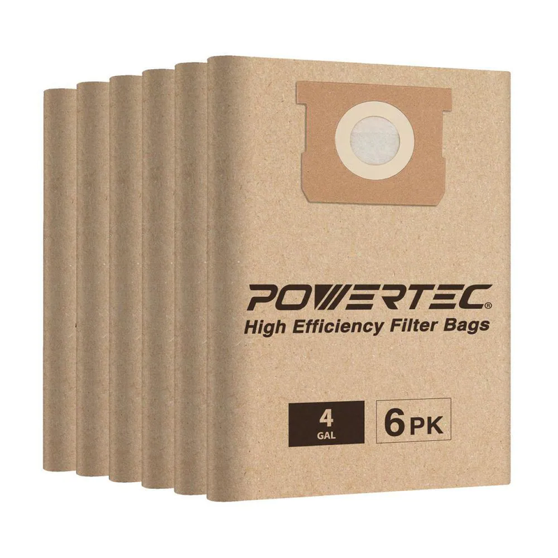 4 Gal. Filter Bags for Porter Cable, Stanley 25-1238 Wet Dry