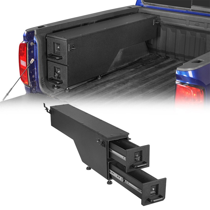 Wheel Well Storage Drawer System Truck Side Box for 2015-2022