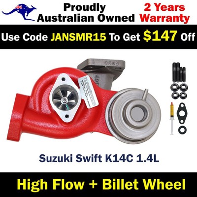 Turbo Pros GEN1 High Flow Turbo Charger For Suzuki Swift K14C 1.4L