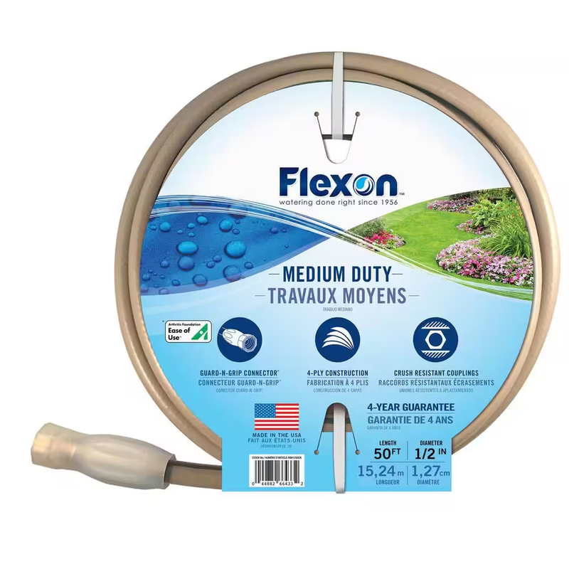 1/2 In. Dia X 50 Ft. Medium Duty Garden Hose
