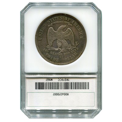 Trade Dollar 1875-CC Extra Fine