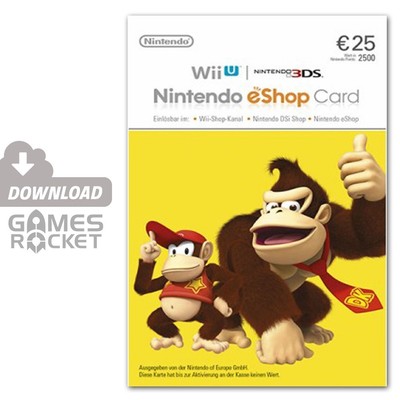 Nintendo eshop card 25 euro
