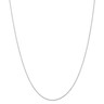 Pre-owned Superdealsforeverything Real 14kt White Gold .8mm Round D/c Wheat Chain; 16 Inch