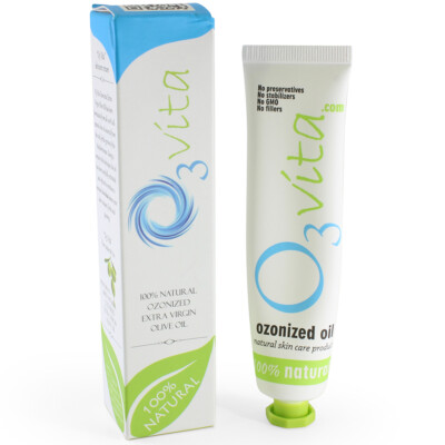 O3 Vita 1.2oz Ozonated Extra Virgin Olive Oil Lotion for Damaged or Dry Skin