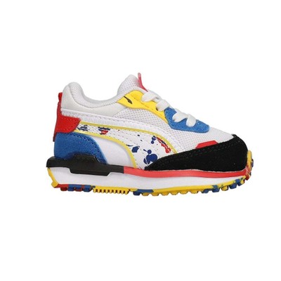 

Белые кроссовки Puma City Rider Splash Ac Infant Boys Повседневная обувь 385470-01, Белый, Puma City Rider Splash Ac Infant