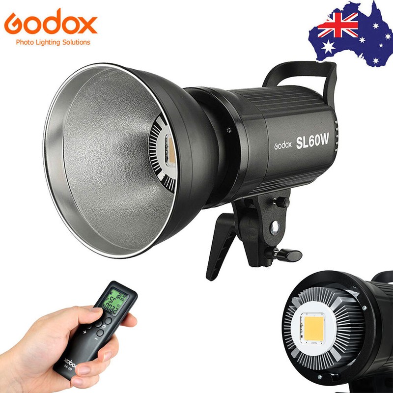 Godox Sl-60w 5600k Studio Led Video Continuous Light Bowens With Remote Control