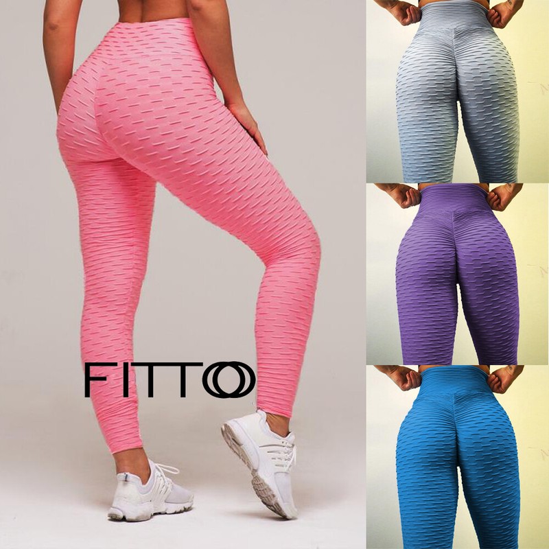 Women Butt Lift Yoga Pants High Waist Leggings Ruched Workout Booty Trousers US 5 Women Butt Lift Yoga Pants High Waist Leggings Ruched Workout Booty Trousers US 5