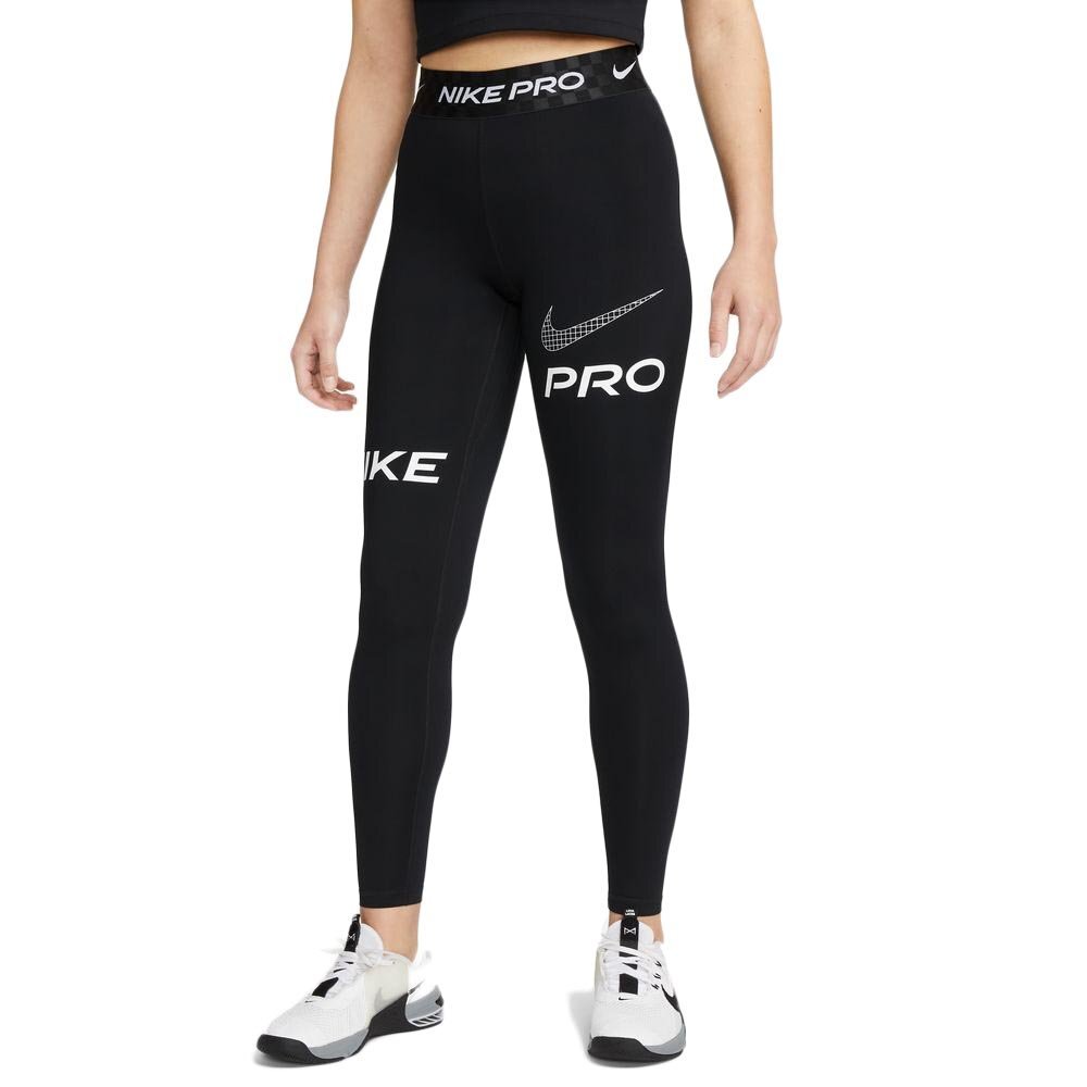 

Женские леггинсы для бега Nike Pro Dri-FIT DX0080-010, Черный
