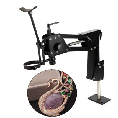 Microscope Stand Multi-directional Jewelry Inlaid Stand for Micro-setting Tool