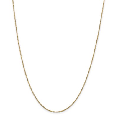 Pre-owned Superdealsforeverything 14k Yellow Gold .95mm Twisted Box Chain; 24 Inch; Lobster Clasp