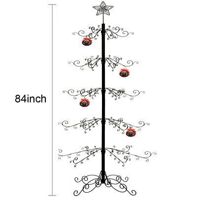 Metal Ornament Tree Display Stand Wrought Iron Christmas Trees 174 Hook 84