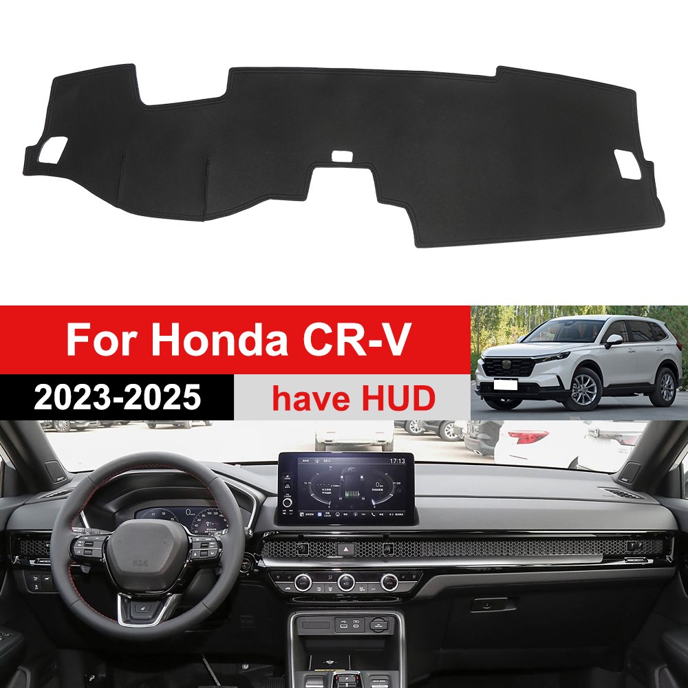 Dashboard Protector Cover Mat For 2023‑2025 Honda CR‑V Leather Interior with HUD