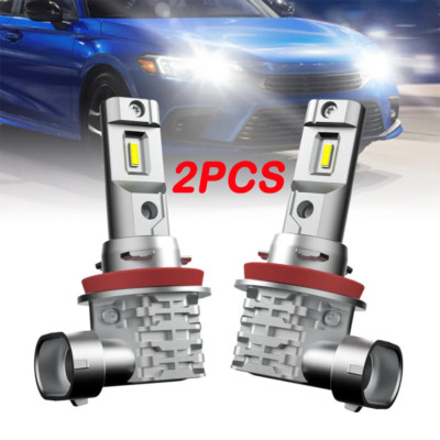 H11 H8 H9 LED Headlight Kit High Low Beam Bulb Super Bright 6500K White 360000LM