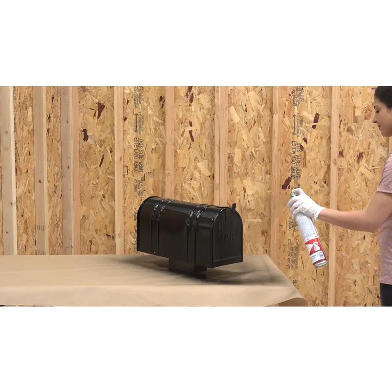 24 Oz. Turbo Spray System Gloss Black Spray Paint