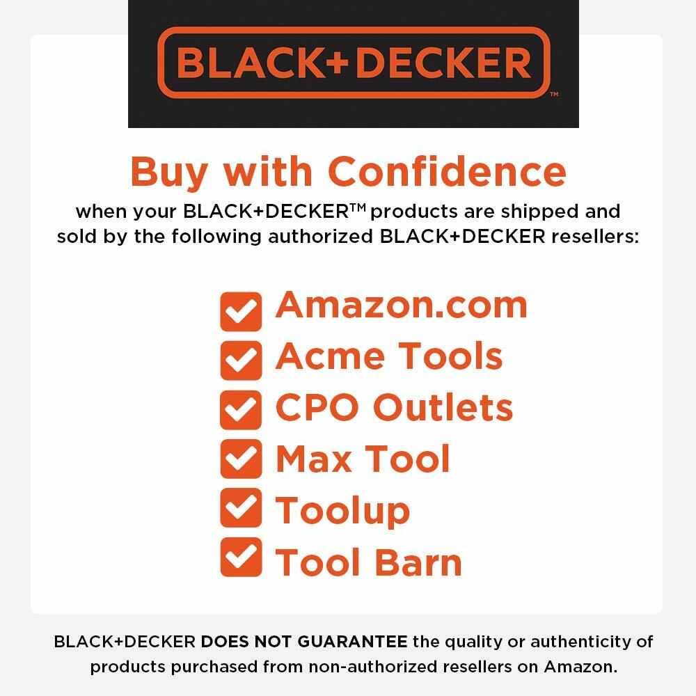 Black & Decker Cordless Lithium Ion Rechargeable Electric Screwdriver Power Tool