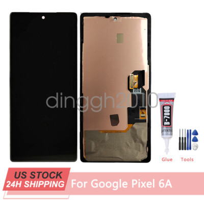 For Google Pixel 6A LCD Touch Screen Small OLED Full Assembly Replacement
