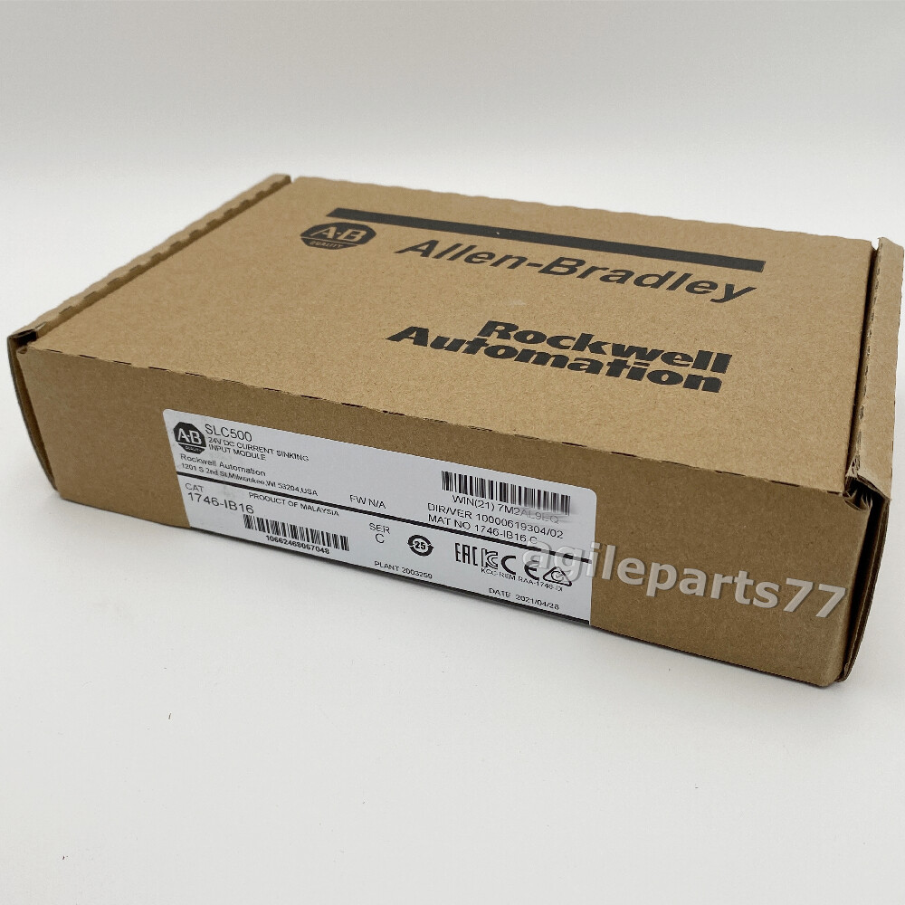2022 New Sealed AB 1746-IB16 SER C SLC 500 Digital Input Module PLC 1746IB16 TX