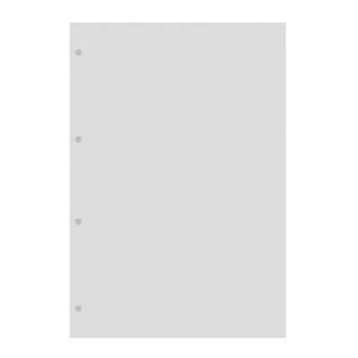 Filofax Quality A4 Size Functional Durable Clear Transparent Flyleaf with Tab