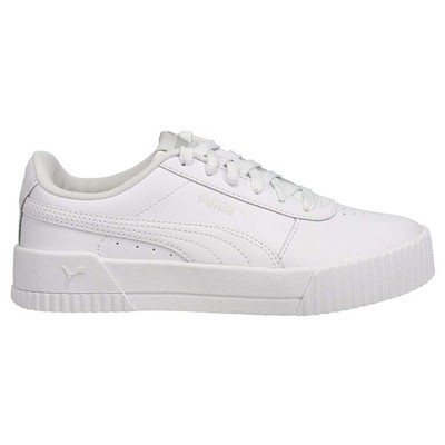 

Кроссовки Puma Carina Platform Womens Size 11 B Повседневная обувь 370325-02, Белый, Puma Carina Platform
