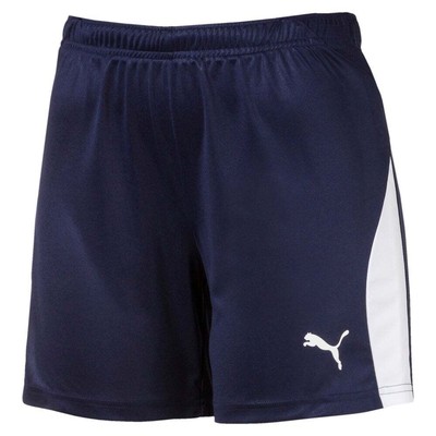 

Футбольные шорты Puma Liga Training, женские синие повседневные спортивные штаны 70343206, Синий, Puma Liga Training Soccer Shorts