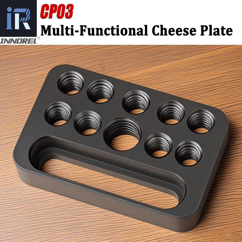 CP03 Multi-Functional Cheese Plate with 1/4" & 3/8" Threads,Porous Connection Qu