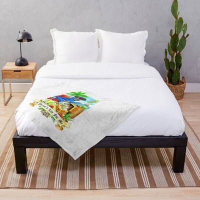 A Parrot's Life Throw Blanket, Jimmy Buffett Velveteen Plush Blanket, Parrothead