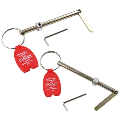 2 PCS Elevator Door Key for Dover Elevator Emergency Elevator Door Drop Key