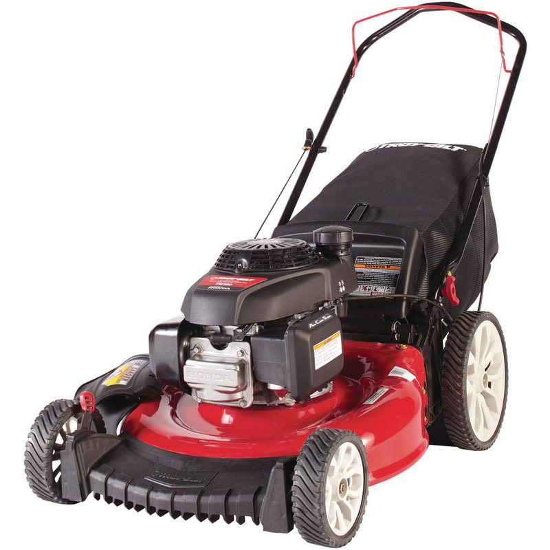 160 cc Honda Gas Walk Behind Push Mower with High Rear Wheels 21 in