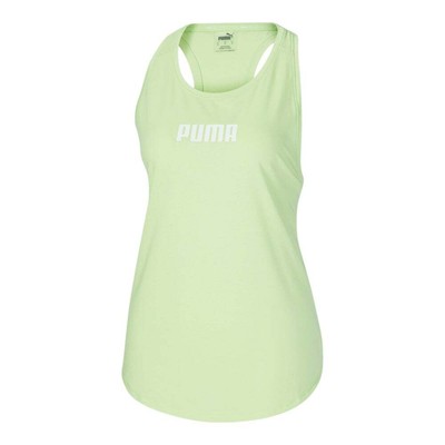 

Спортивная майка Puma Train Logo с круглым вырезом и короткими рукавами женская зеленая 52210236, Зеленый