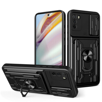 For OnePlus 10T Nord N30 N20 N300 Card Holder Shockproof Ring Stand Case Cover