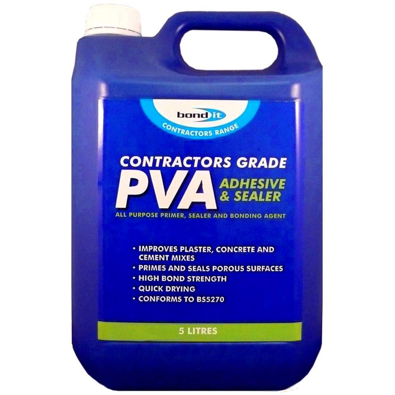 Bond It Professional Contractors Grade PVA Adhesive Sealer 5 Liters