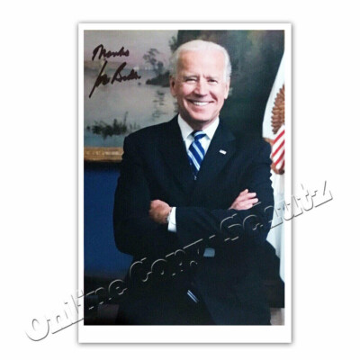 Joe Biden, 46. Präsident der USA  ++  Autogrammfoto  (°2)